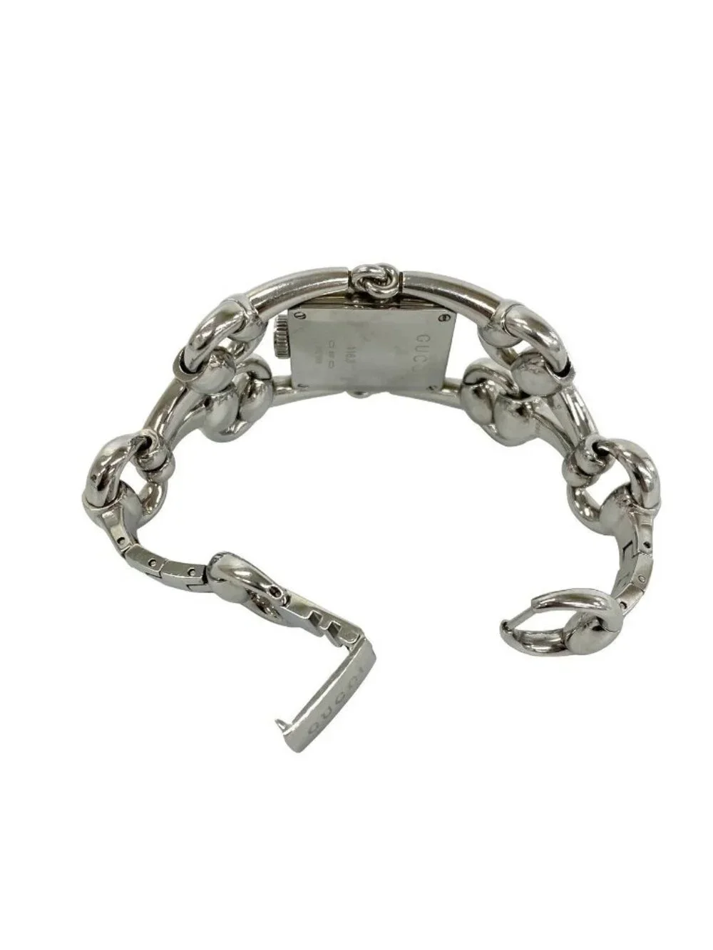 Gucci Signoria Stainless Steel Quartz Watch Wrist Silver